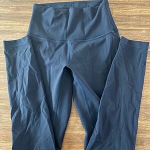 lululemon athletica Wonder Under Train High Rise Navy Leggings